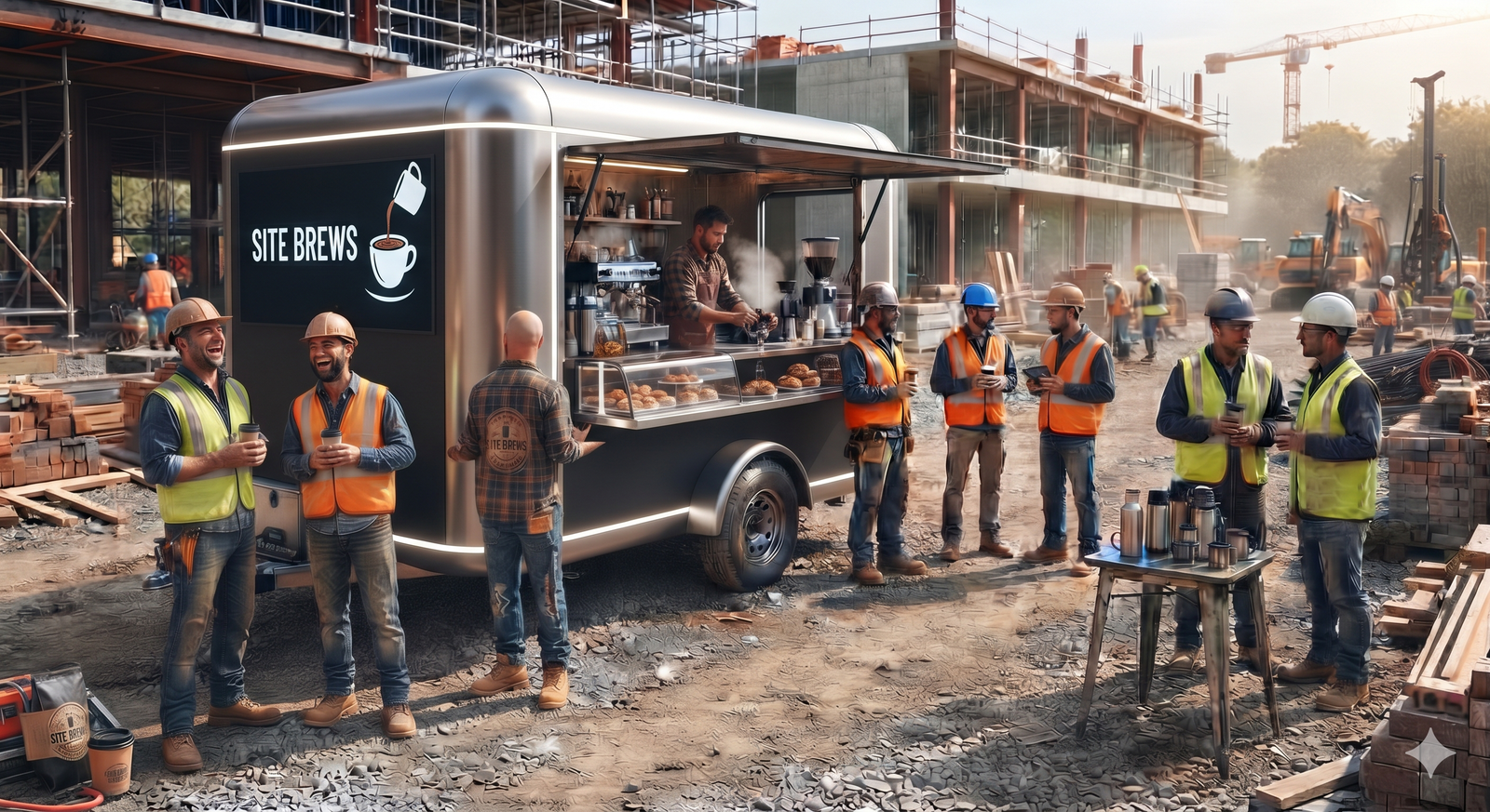 Coffee At Construction Sites